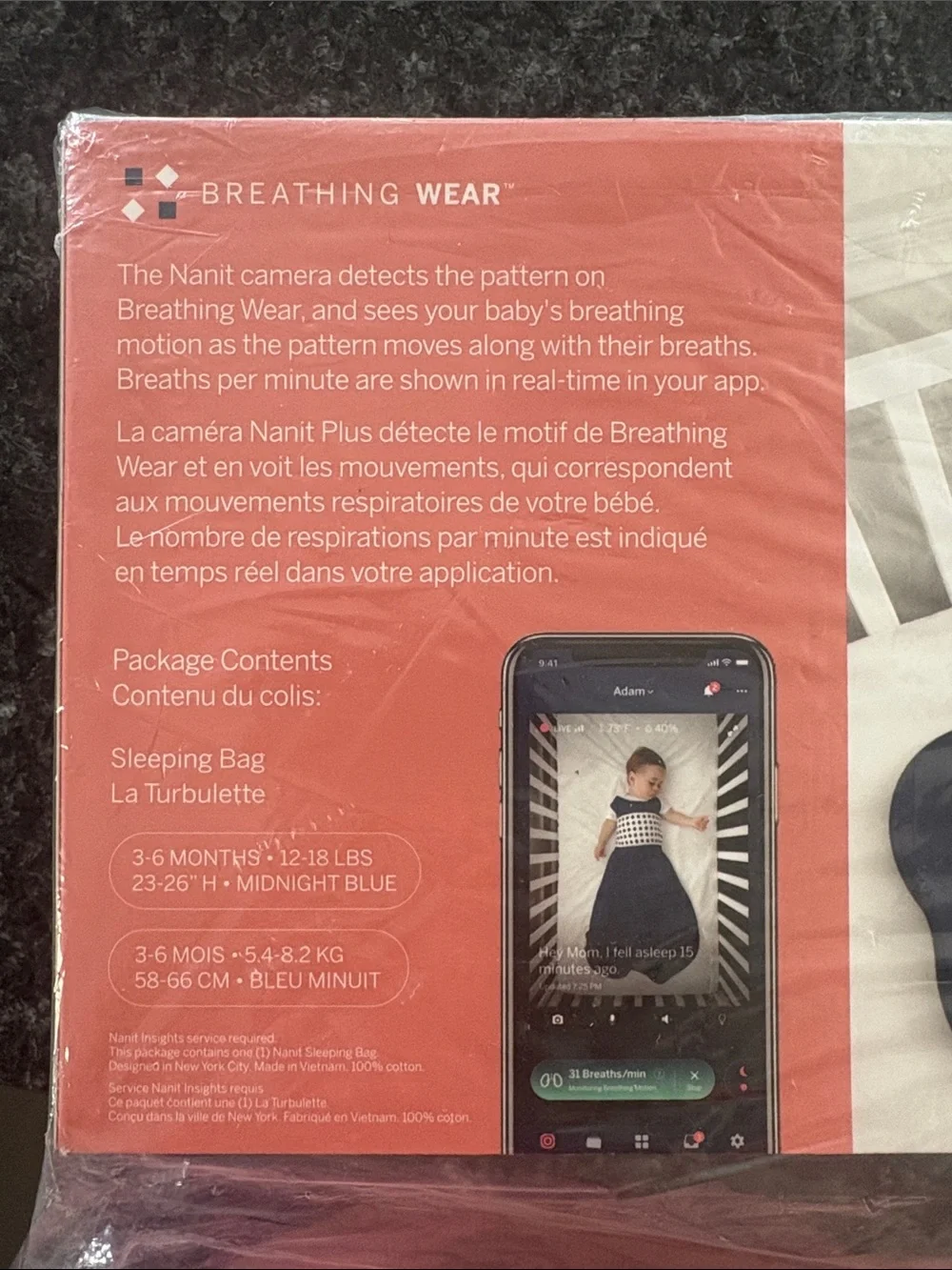 Nanit Sleep sack Breathing Wear